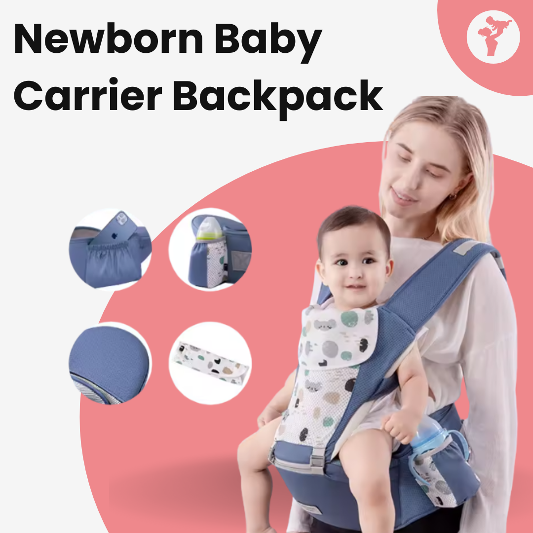 Momywishes™ Newborn Ergonomic Baby Carrier Backpack
